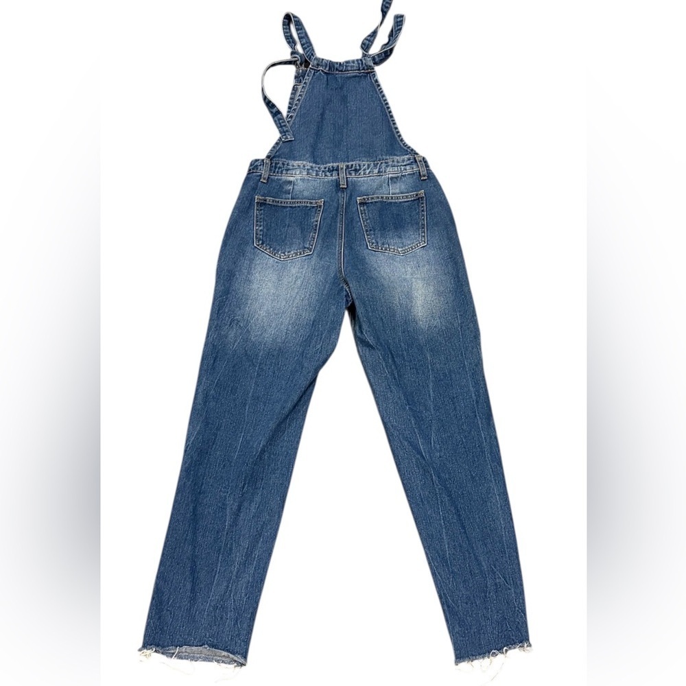 Forever 21 Vintage Blue Denim Overalls Sz small